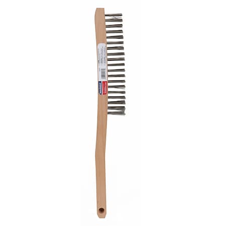 Warner 3 in. W X 13 in. L Stainless Steel Wire Brush 11471